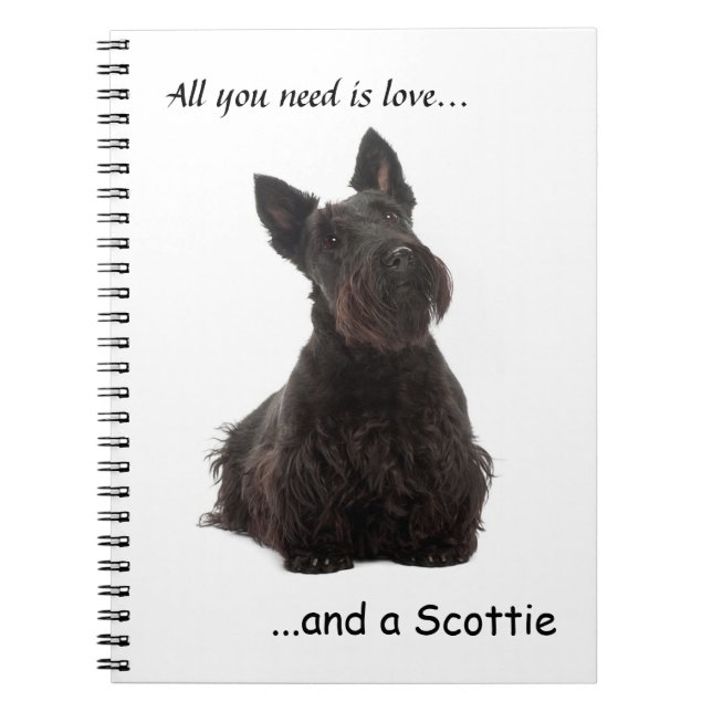 Cuaderno Scottie Love Notebook (Frente)