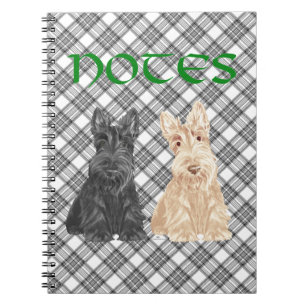 Cuaderno Scotties de tartán