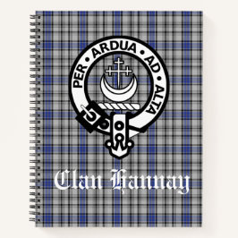 Cuaderno Scottish Clan Hannay Personalizado Bullet Journal