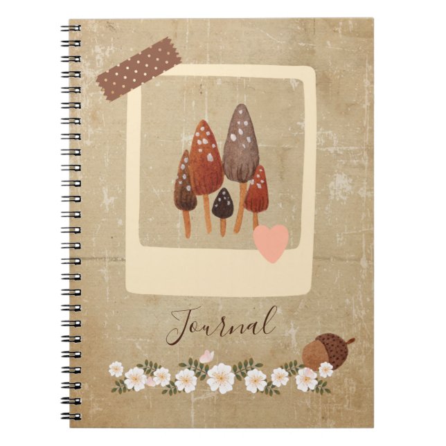 Cuaderno Scrapbook Style Mini Mushrooms (Frente)