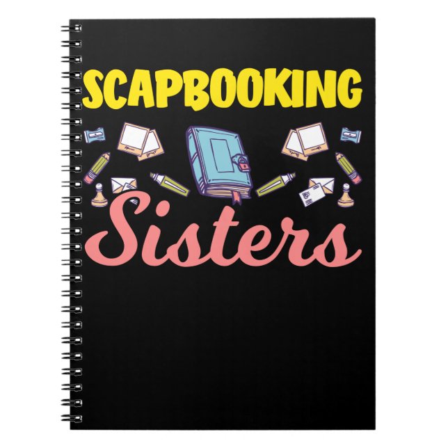 Cuaderno Scrapbooking Hermana Hobby Reserva Amigos de la re (Frente)