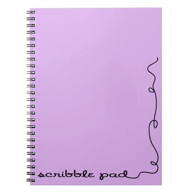 Cuaderno Scribble Pad Purple (Frente)