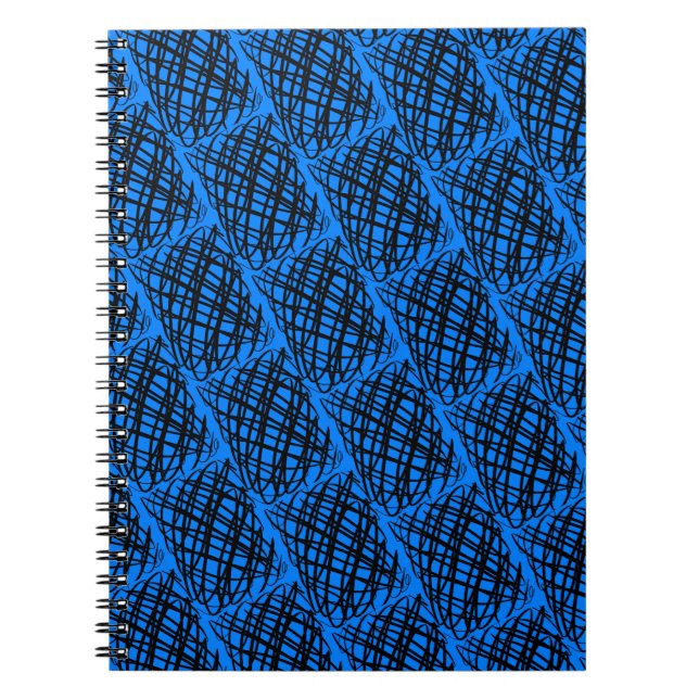 Cuaderno Scribe simple | Negro | Anglada | Azul | (Frente)