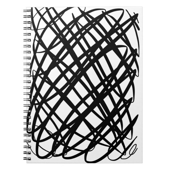 Cuaderno Scribe simple | Negro | Espiral (Frente)