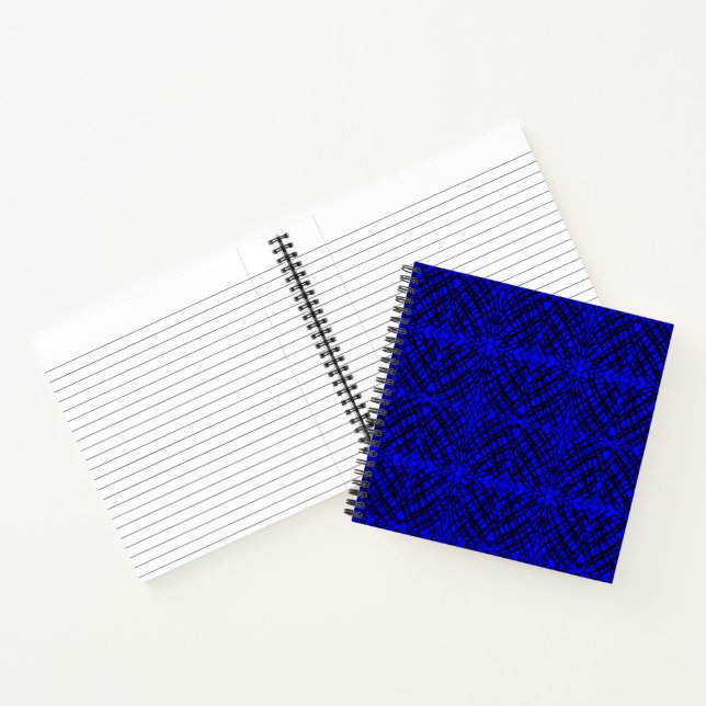 Cuaderno Scribe simple | Tejido Espejo | Azul | (Interior)
