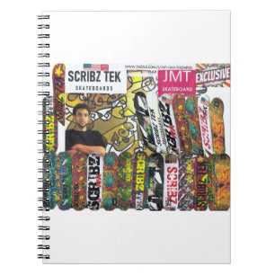 CUADERNO SCRIBZ TEK SKATEBOARDS / JMT EE. UU.