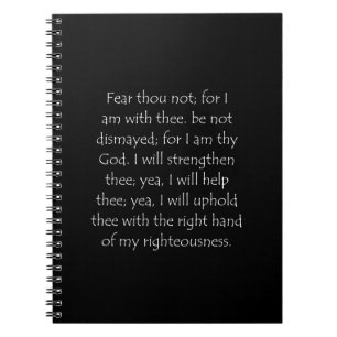 Cuaderno Scripture Quote Isaiah 41 10