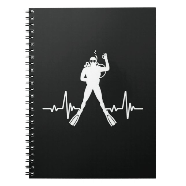 Cuaderno Scuba Diving Accessories Gifts Divers Snorkeling (Frente)