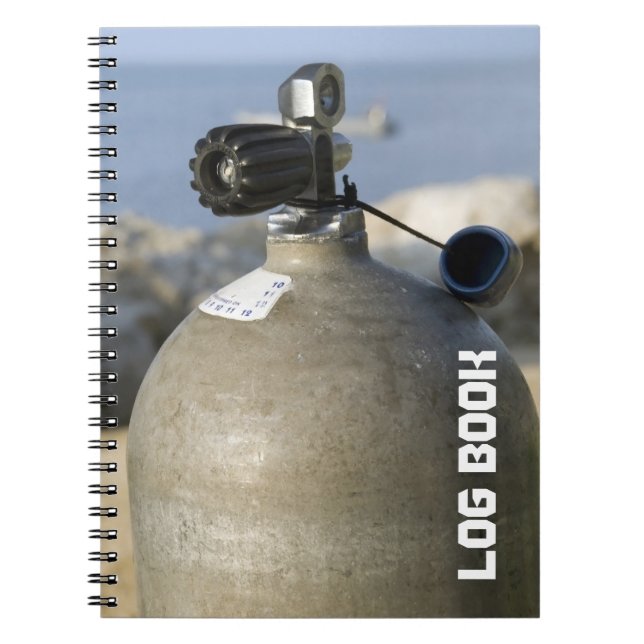 Cuaderno Scuba Tank Dive Log (Frente)