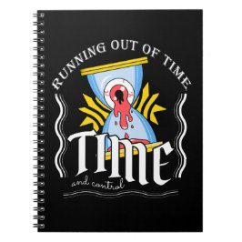 Cuaderno Se acaba el tiempo , ilustracion de ropa de calle