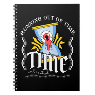 Cuaderno Se acaba el tiempo , ilustracion de ropa de calle