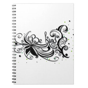 Cuaderno ¡SÉ AMABLE! cita caligráfica inspiradora