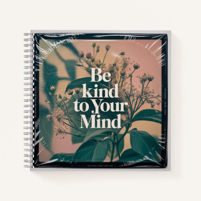 Cuaderno Sé Amable Con Tu Mente (Anverso)