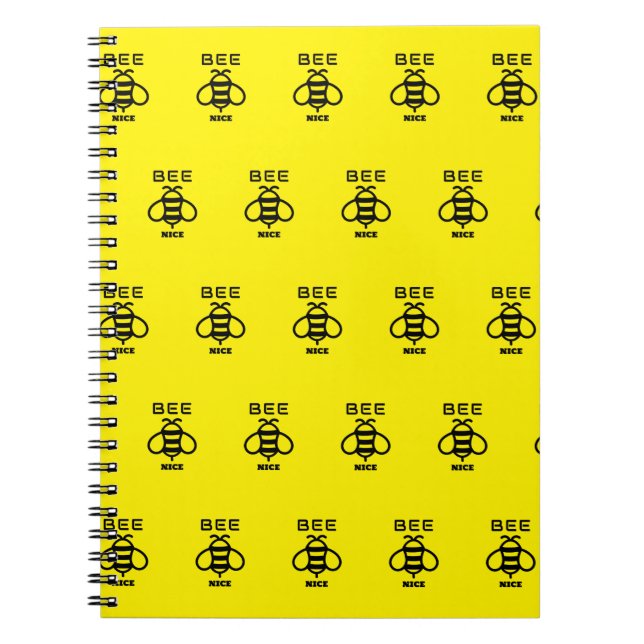Cuaderno Sé amable con un diseño minimalista (Frente)