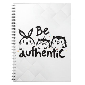 Cuaderno Sé auténtico