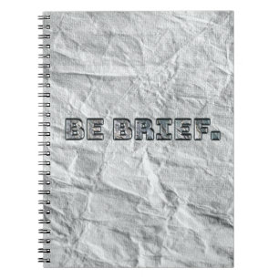 Cuaderno Sé Breve.