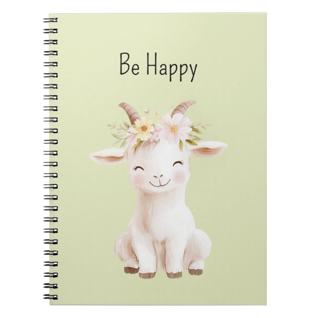 Cuaderno Sé Cabra Feliz (Frente)