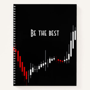 Cuaderno Sé el mejor. bloc de notas del monitor de Forex