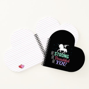 Cuaderno Sé Fuerte Hermosa Tú - Gimnasia Unicornio