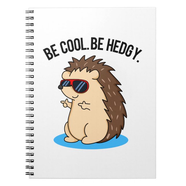 Cuaderno Sé Genial Sé Hedgy Divertido Pun Marmota  (Frente)