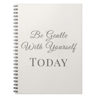 Cuaderno Sé Gentil Contigo Hoy – Tipografía Mínima