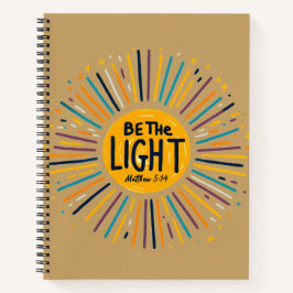 Cuaderno Sé la Luz Cristiana | Mateo 5:14 Inspiración