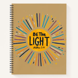 Cuaderno Sé la Luz Cristiana | Mateo 5:14 Inspiración