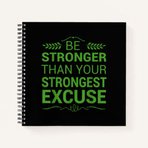 Cuaderno Sé más fuerte que el gimnasio gracioso más fuer