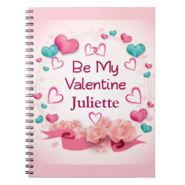 Cuaderno Sé mi portátil personalizado de San Valentín