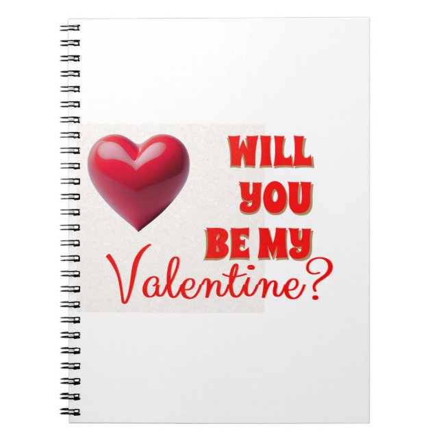 Cuaderno Sé mi Valentín (Frente)