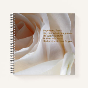 Cuaderno Sé paciente corazón - Rosa