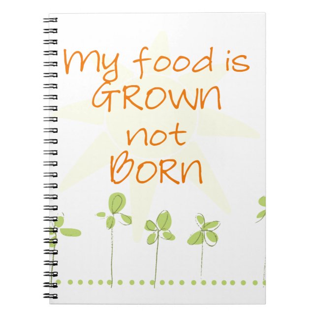 Cuaderno Se produce, no se lleva mi comida (Frente)