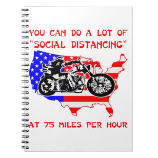 Cuaderno Se Puede Hacer Mucha Distancia Social A 75 mph