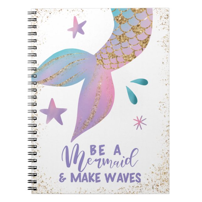 Cuaderno Sé sirena y haz Chicas de olas (Frente)