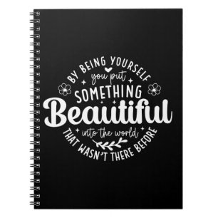 Cuaderno Sé Tú Algo Hermoso Cita