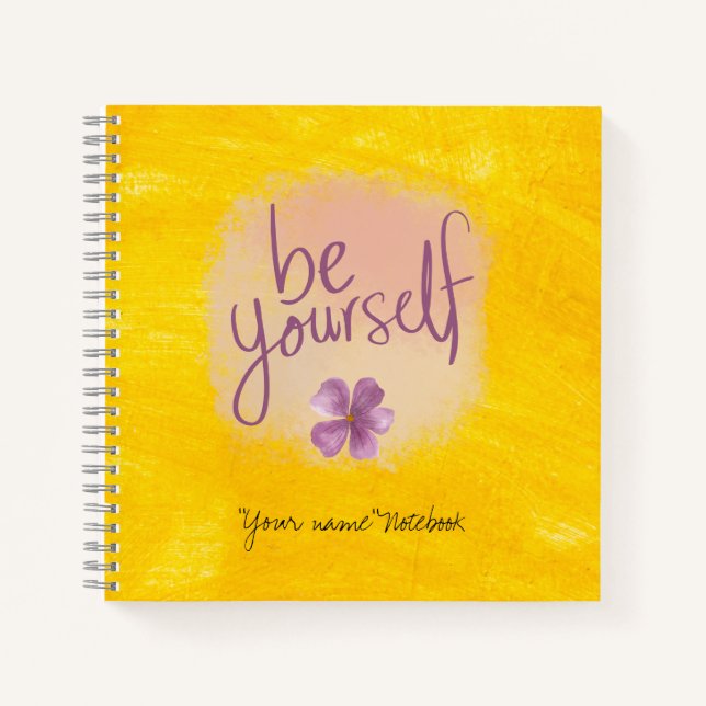 Cuaderno Sé tú mismo (Anverso)