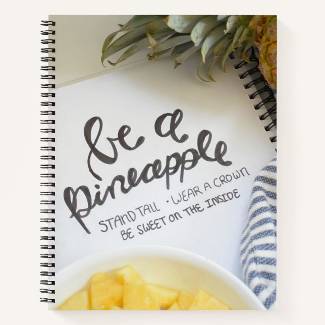 Cuaderno Sé una piña (Anverso)