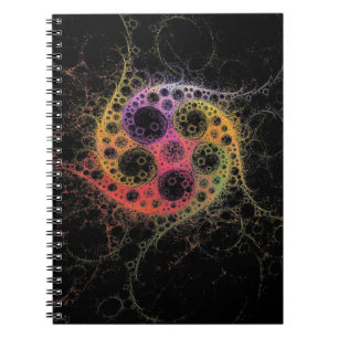 Cuaderno Se unió al bloc de notas en espiral central