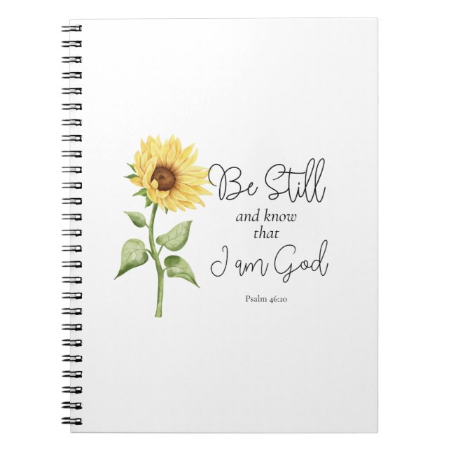 Cuaderno Sé y sé que soy Dios Girasol (Frente)