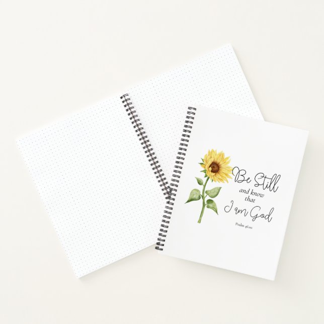 Cuaderno Sé y sé que soy Dios Girasol (Interior)