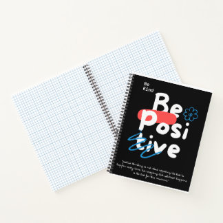 Cuaderno Sea amable de ser positivo, portátil