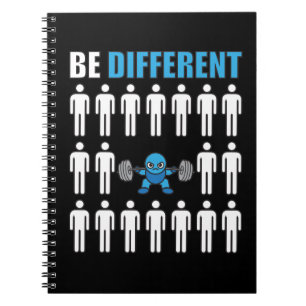 Cuaderno Sea diferente - Kawaii Anime Bodybuilding Workup