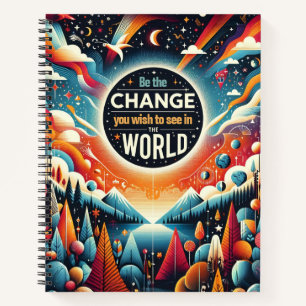 Cuaderno Sea el cambio que desee ver
