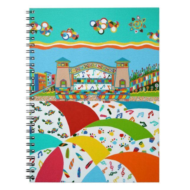 Cuaderno Sea Isle City, New Jersey Spiral Notebook (Frente)