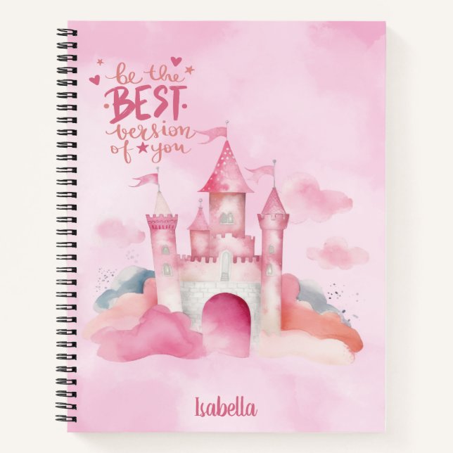 Cuaderno Sea la mejor versión de su personalizable (Anverso)