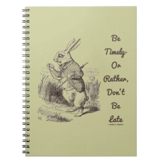 Cuaderno Sea oportuno o mejor dicho, no sea un conejo blanc