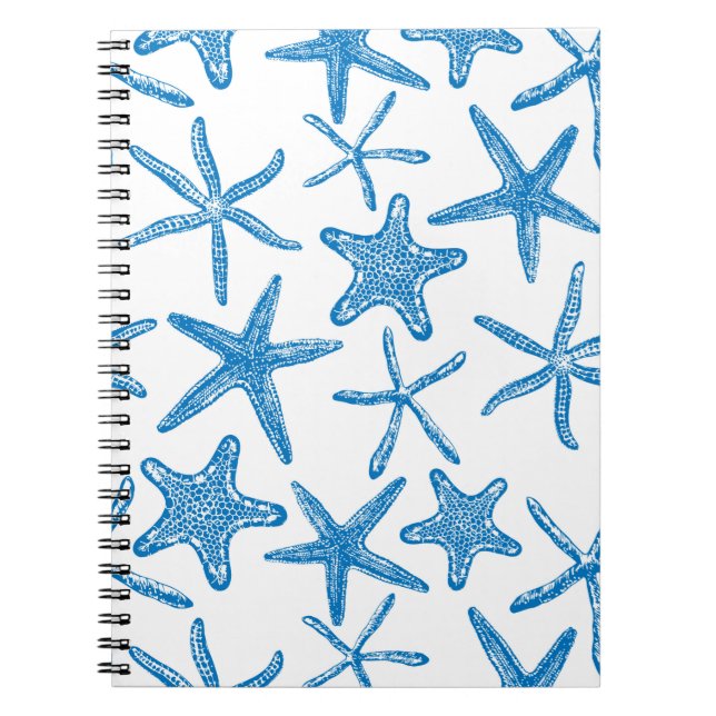 Cuaderno Sea stars in blue (Frente)