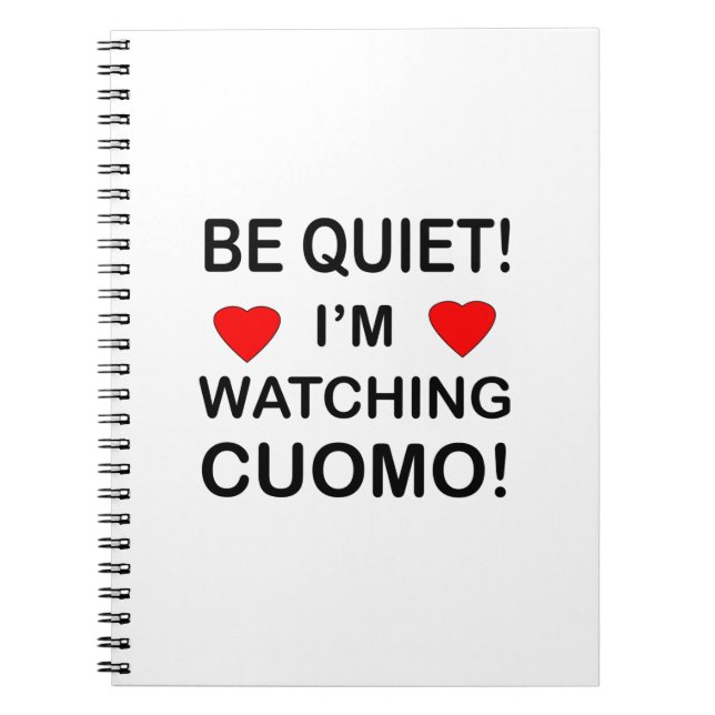 Cuaderno ¡SEA TRANQUILO! Estoy viendo CUOMO (Frente)