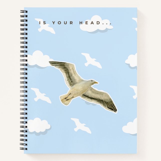Cuaderno Seagul in the Clouds (Anverso)