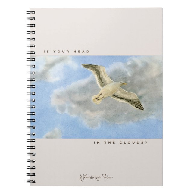 Cuaderno Seagull in the clouds (Frente)